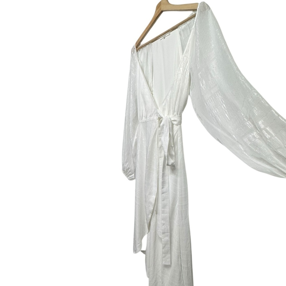 NWOT REVOLVE TULAROSA Wrap Hi-Lo Maxi Dress White S - Picture 7 of 9